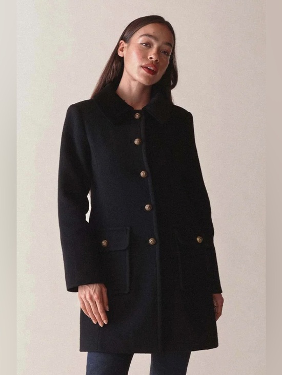 Doen Jackets & Blazers - Doen Heirloom Kensington Wool Coat Black